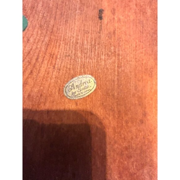 Porcelain Shepherdess & Fawn Figurine On Wooden Base - Picture 7 of 9